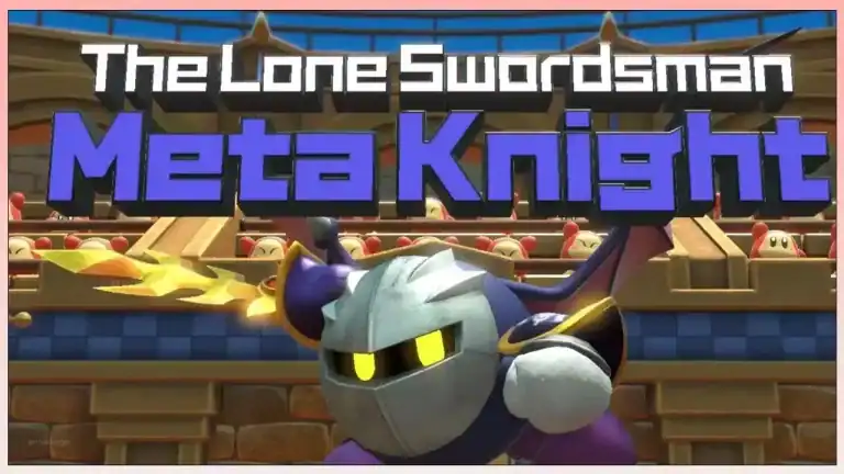 Image of Meta Knight from Kirby and the Forgotten Land.