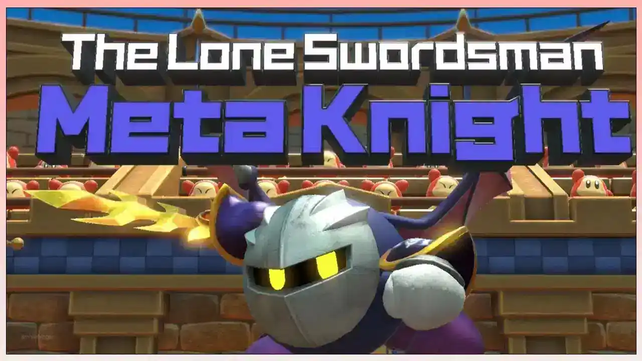 Image of Meta Knight from Kirby and the Forgotten Land.