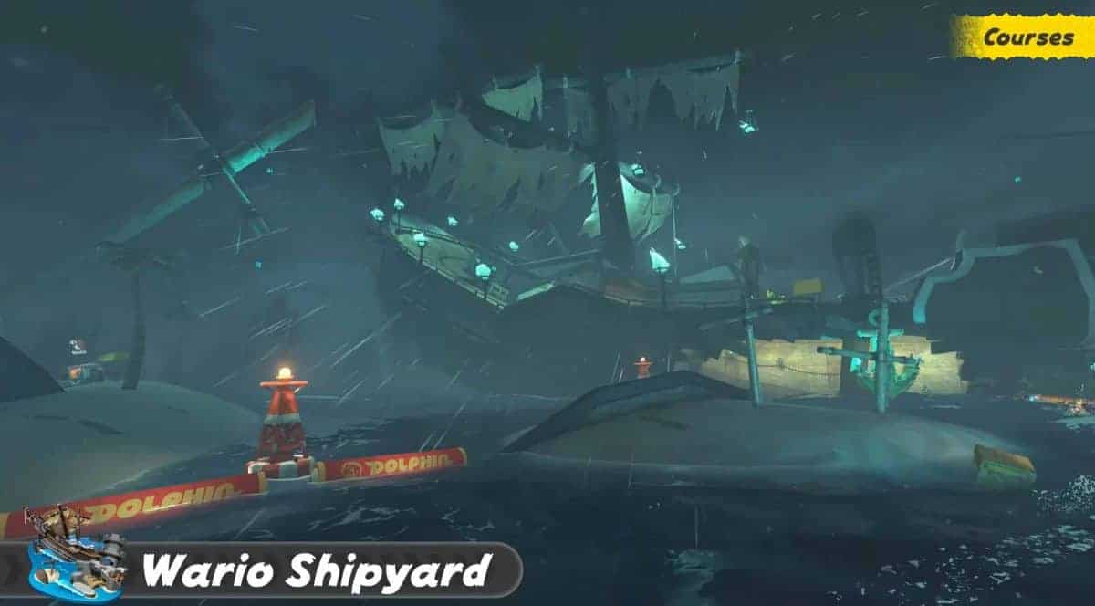 Mario Kart World: Wario Shipyard
