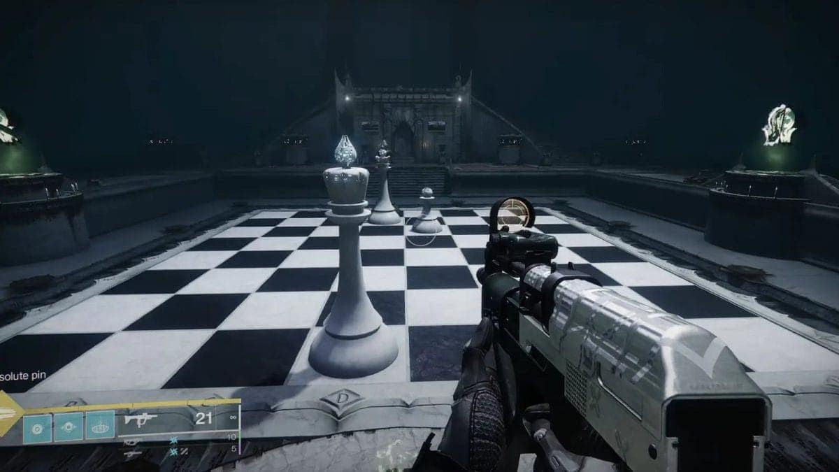 Destiny 2 chess puzzle