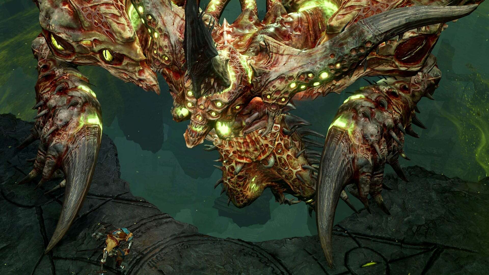 Diablo 4 image of Belial fight.