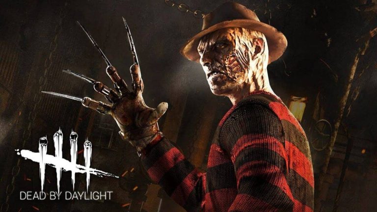 Artwork of Freddy Krueger in Dead by Daylight.