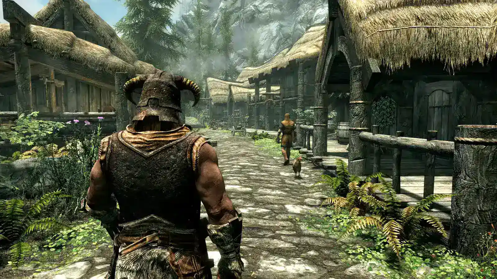Image from Skyrim, one of the many fantasy open-world games.
