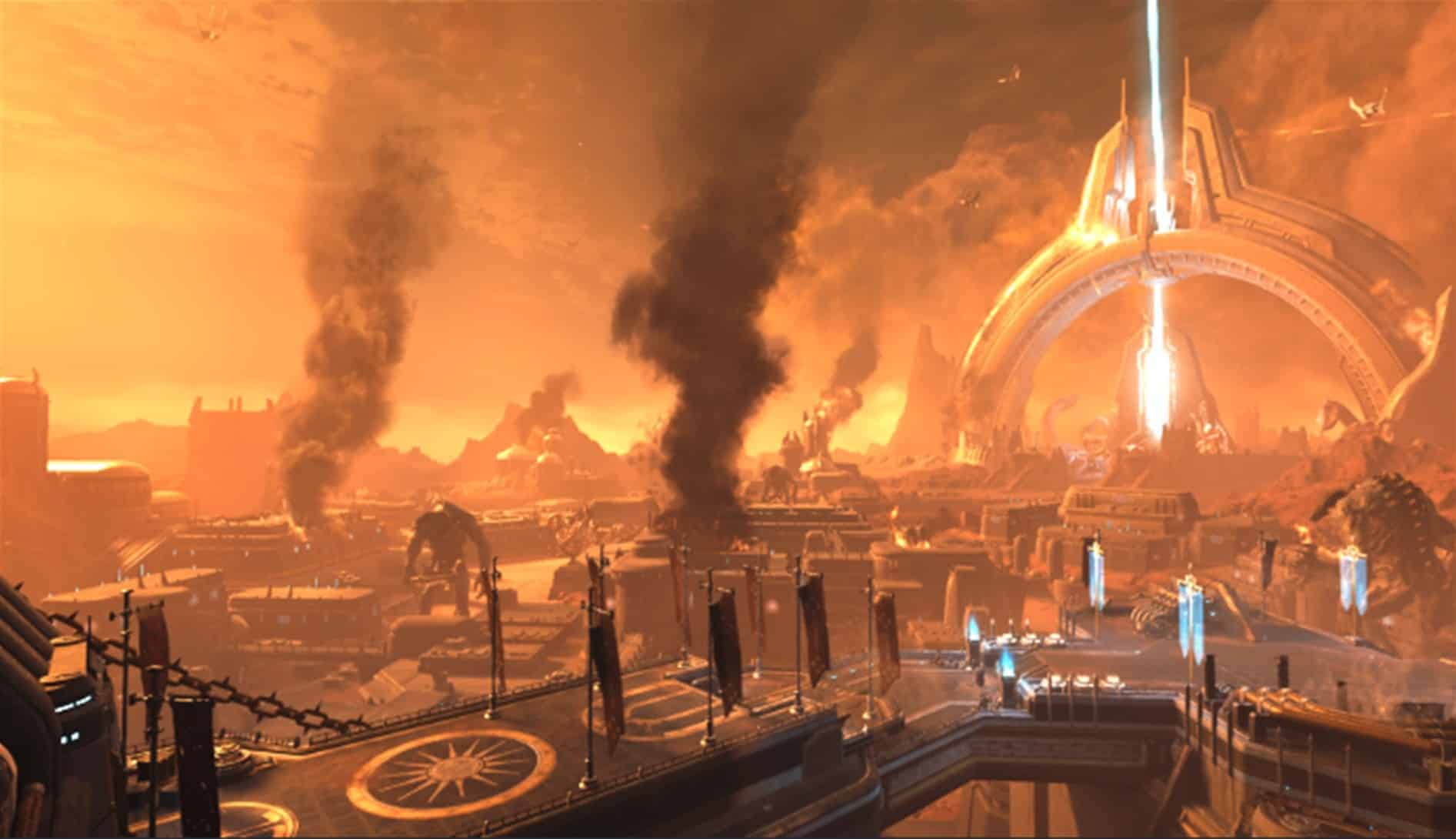 Hebeth level from Doom: The Dark Ages.