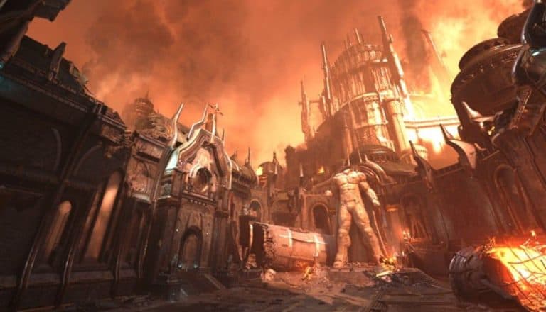 Siege Part 2 from Doom: The Dark Ages.