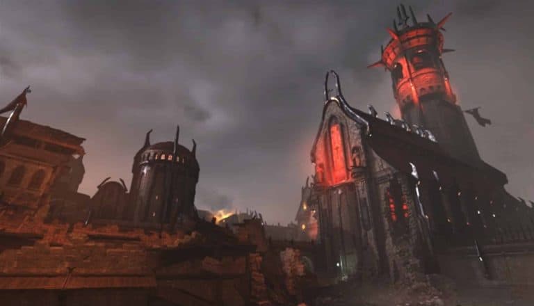 Village of Khalim from Doom: The Dark Ages.