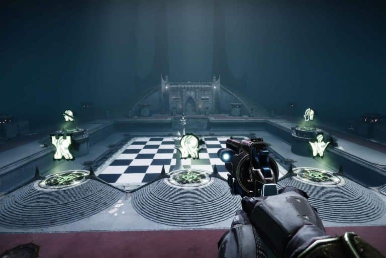 Destiny 2 chess puzzle