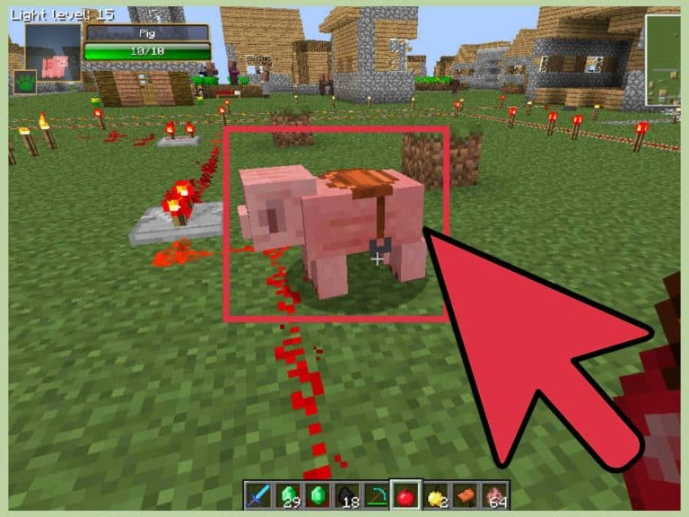 Minecraft saddle how to
