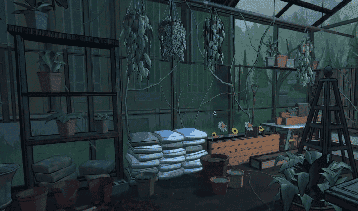 Greenhouse in Blue Prince