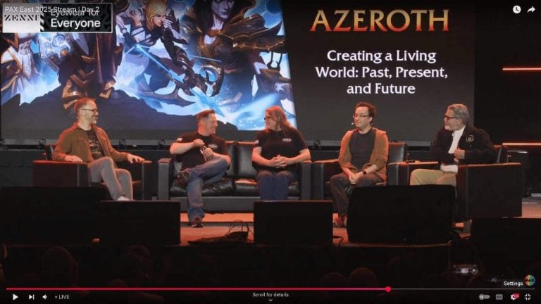 Evolving Azeroth panel at PAX East