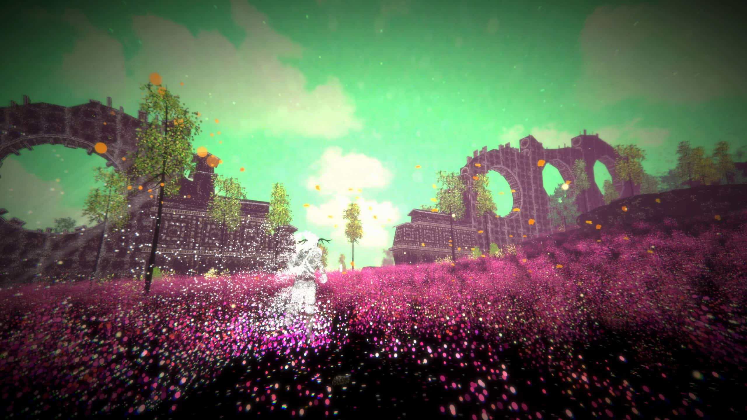 Particle Hearts coloful particle world