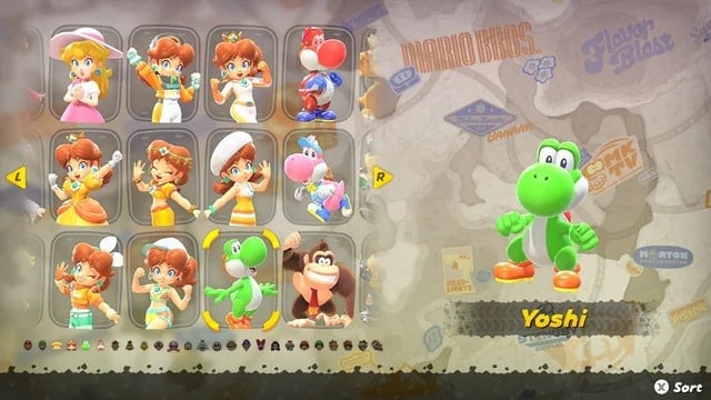 Mario Kart World stickers