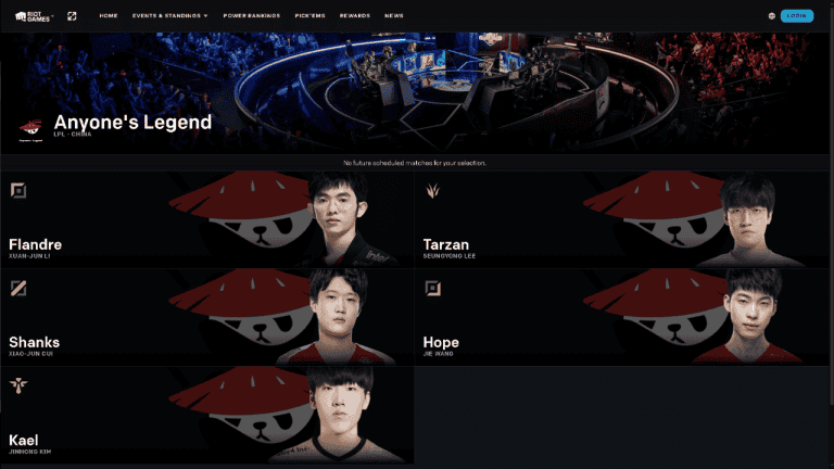 MSI Anyone's Legend Roster