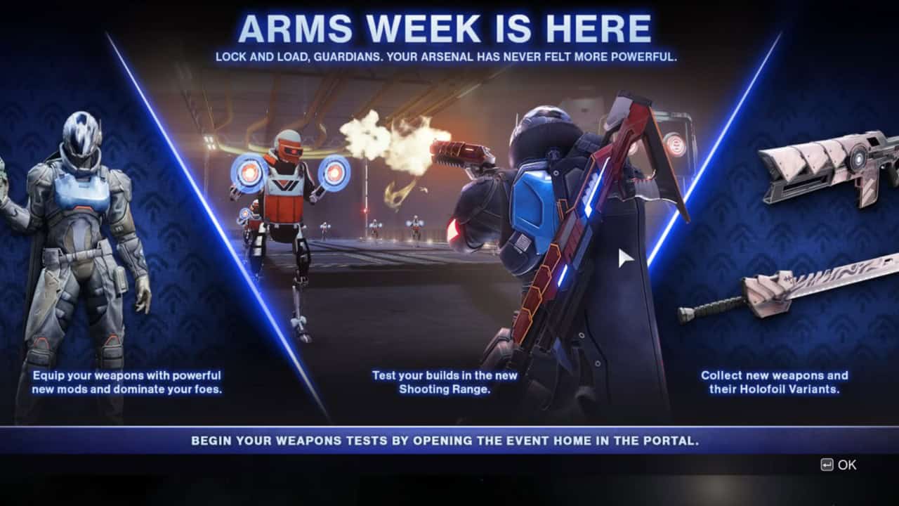 Destiny 2 Arms Week