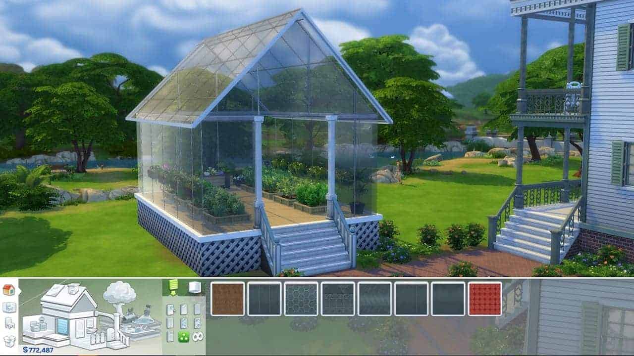 The Sims 4 Glass Walls