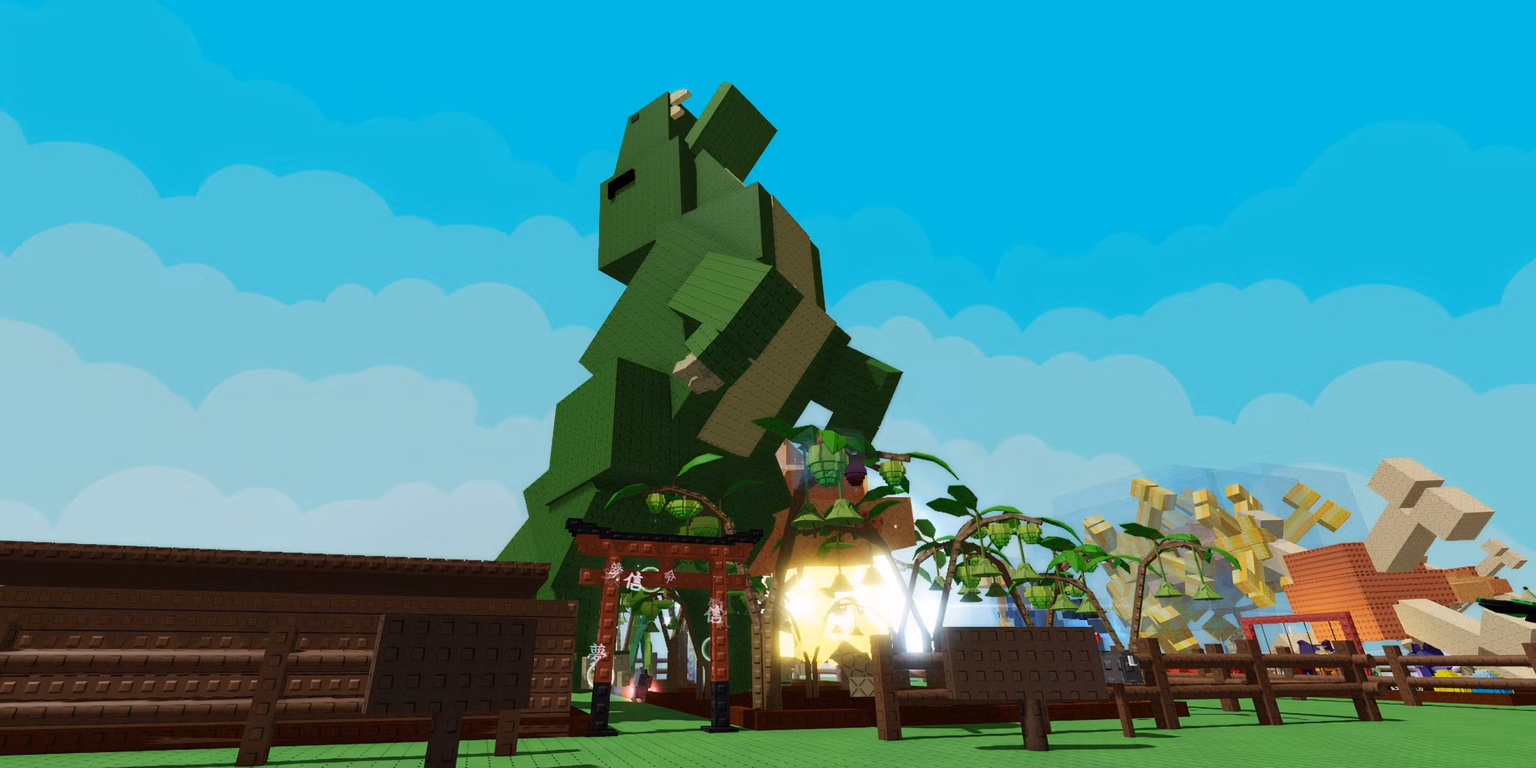 A group of colorful, cartoon-style animal pets from the game Grow a Garden, each with unique designs and personalities, standing together in a vibrant outdoor setting. Image credit: GameRant