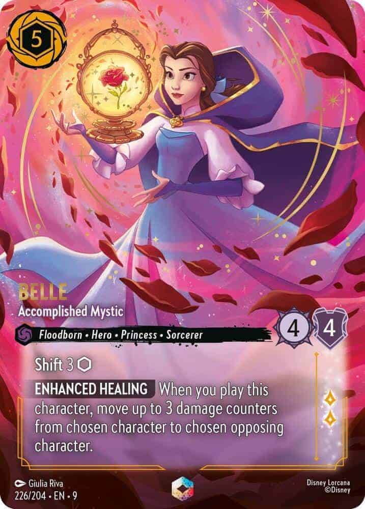 Belle Accomplished Mystic from Disney Lorcana Fabled Collection