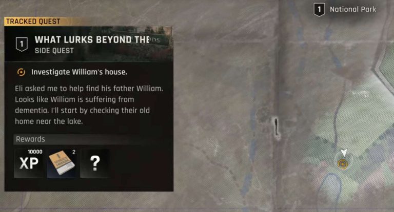 Dying Light The Beast, What Lurks Beyond The Pines side quest