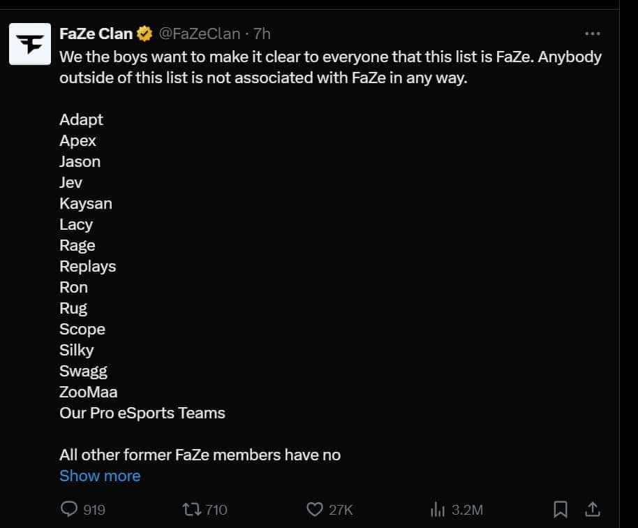 Faze Clan Faze Temperrr