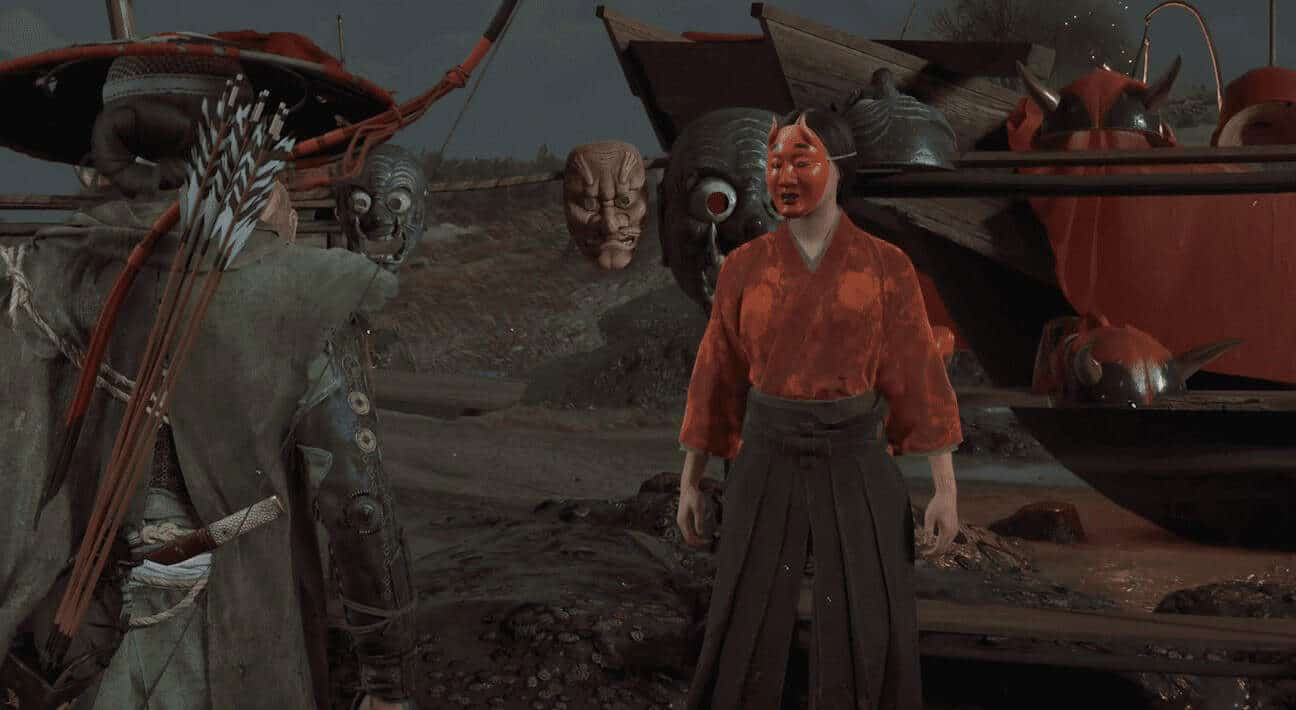 Ghost of Yotei, Dye Merchants, Red Dye Merchant