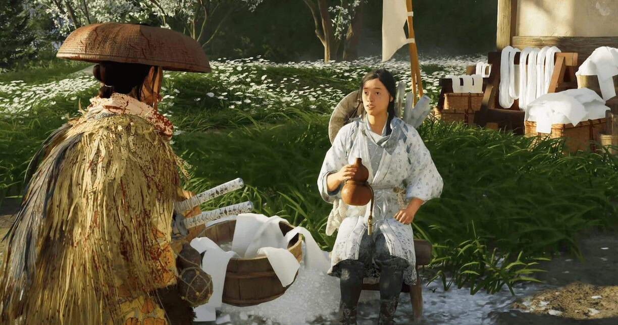 Ghost of Yotei, Dye Merchants, White Dye Merchant