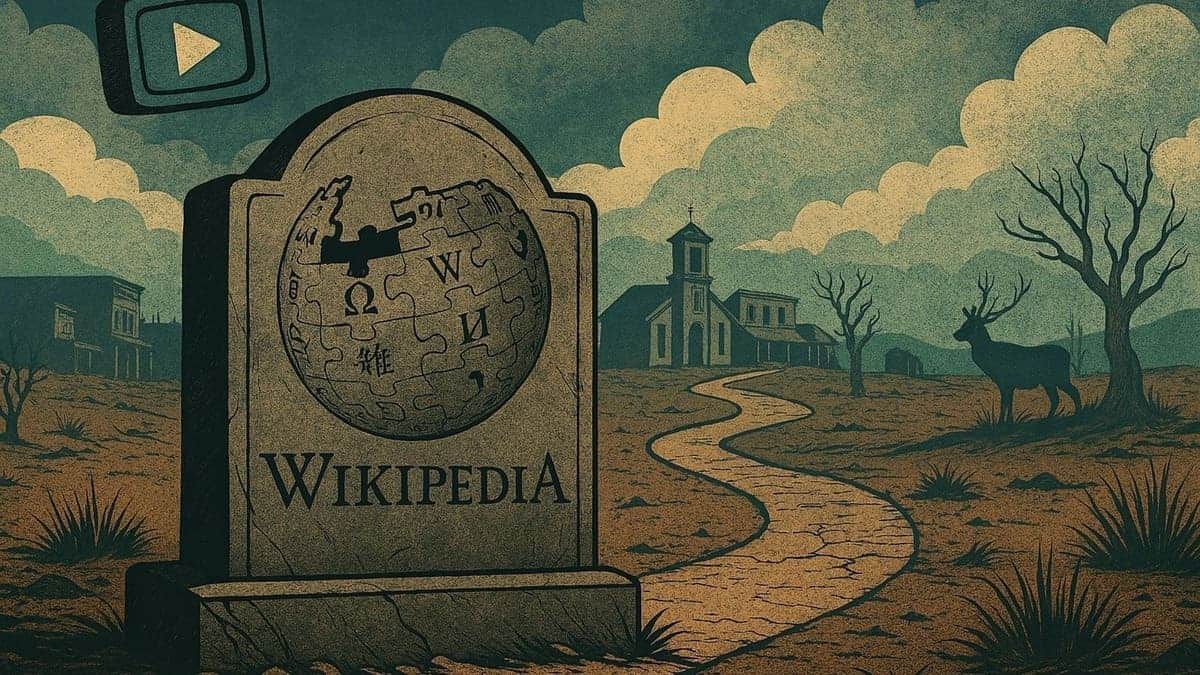 Wikipedia is killed by the video star