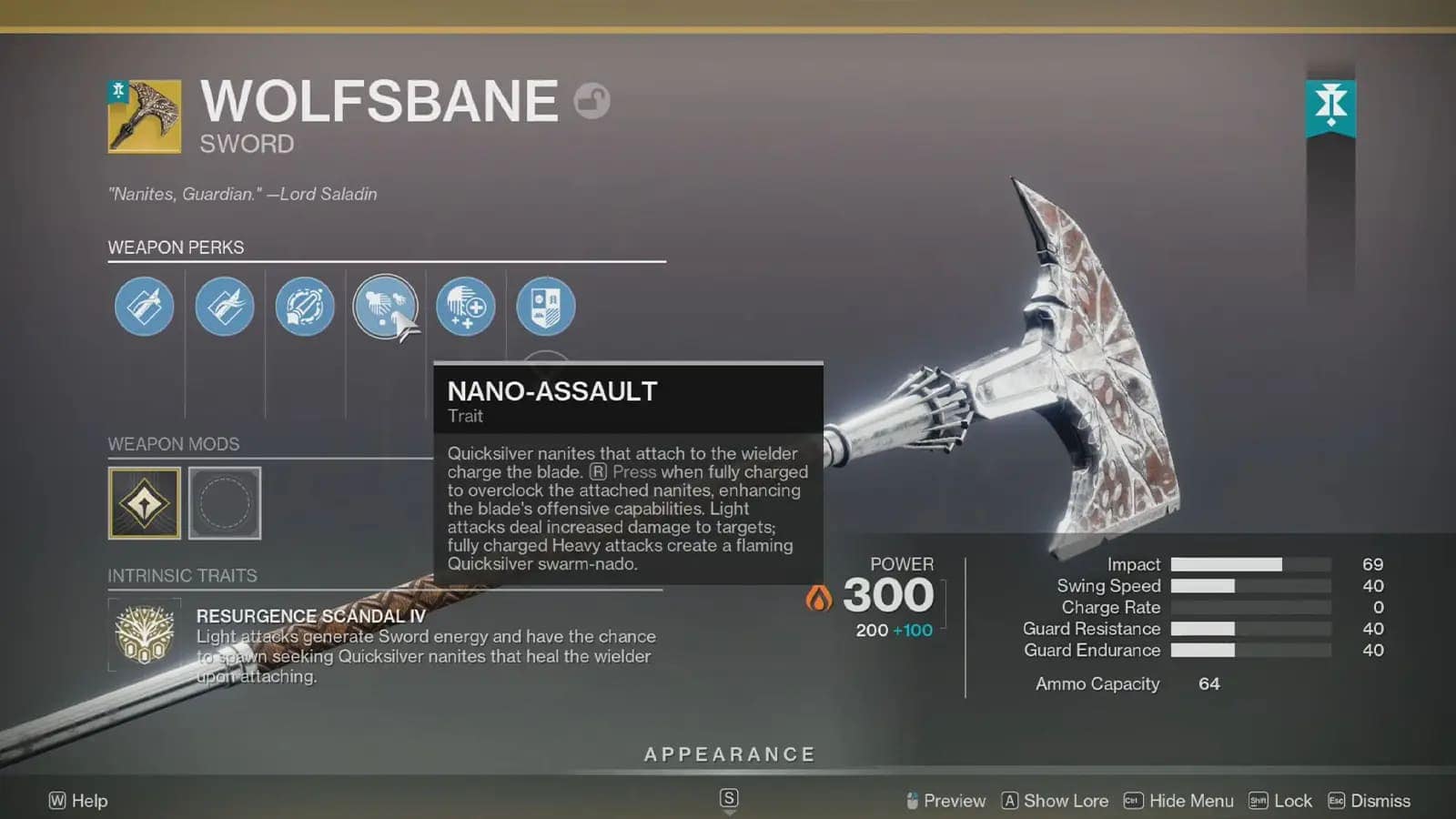 Destiny 2 Wolfsbane