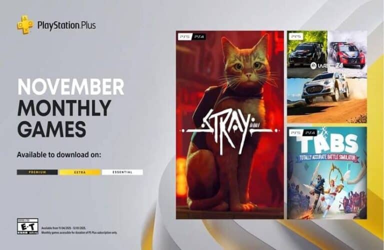 PlayStation Plus November Lineup Image