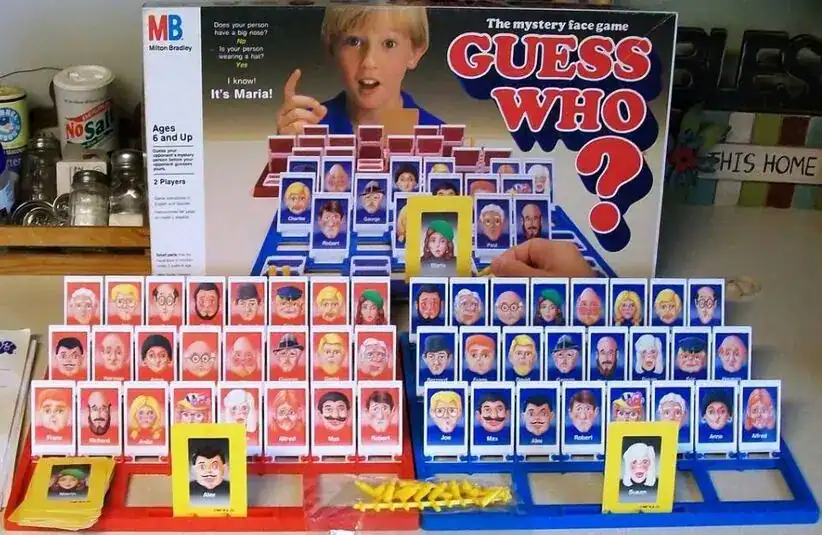 Guess Who Game Art