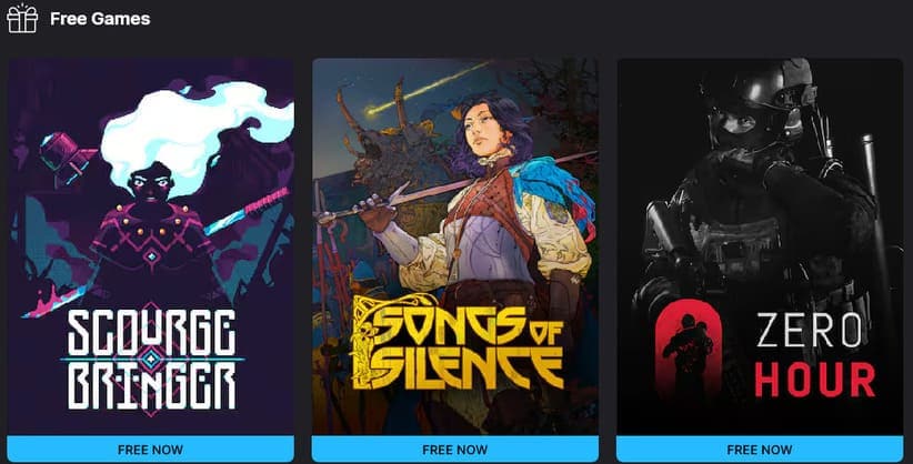 Epic Games Store Free Games November 13, 2025