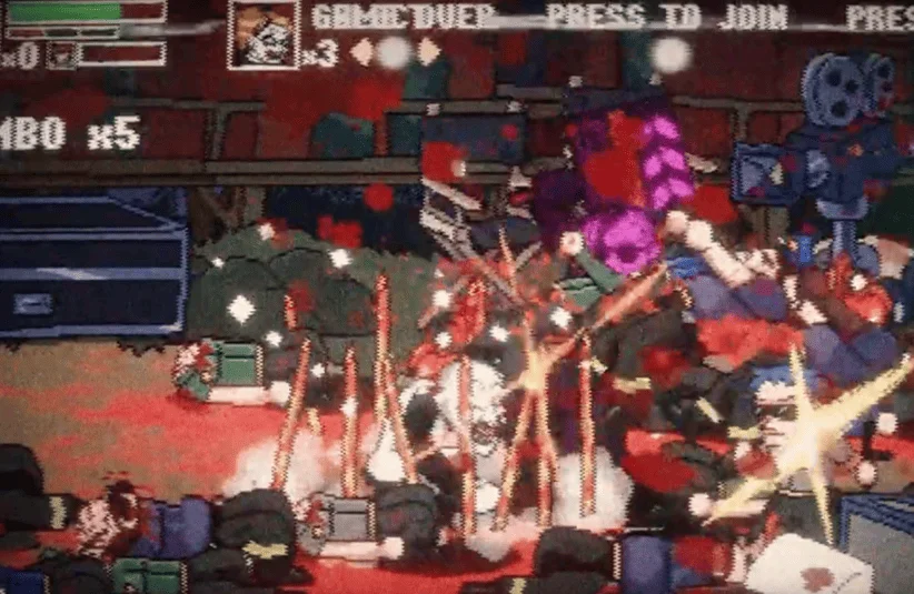 Terrifier The ARTcade Game, violence, gory, killing spree, Art The Clown, arcade style, special movies for each character