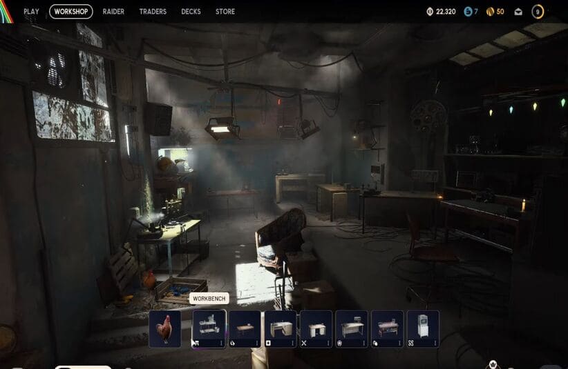 ARC Raiders workbench/ weapon crafting