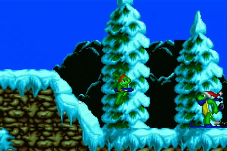 Jazz Jackrabbit: Holiday Hare is one of the best Christmas-themed video games