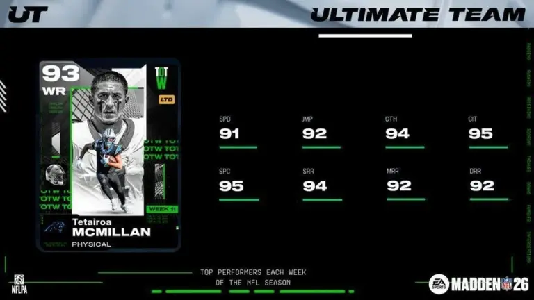 Madden NFL 26 TOTW
