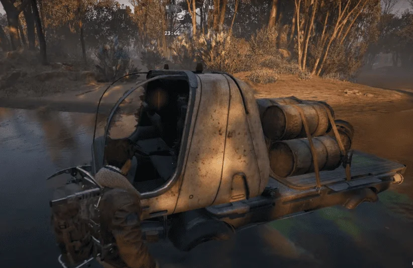 ARC Raiders, toxic trail, 2026 mid Jan. has toxic swamp map condition, growing toxicity, swamp boat with chemical spill, toxic trail mission