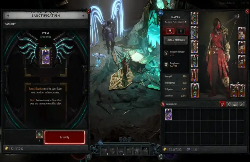 Diablo IV: Season of Divine Intervention Progression and Item Sanctification