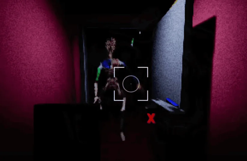 Drink Human Beans, solo dev Last Dissent, dystopian horror survival about a corportation forcing humans through a deadly job hunting trial, coffee machine is the boss AI, creatures, entities