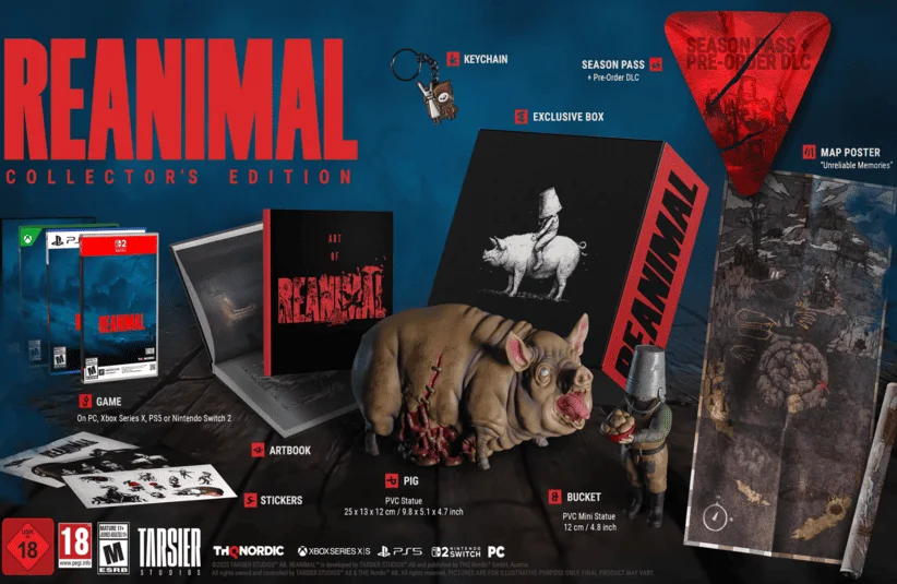 Reanimal, Tarsier Studios, THQ Nordic, Nintendo Switch 2, multiplatform, co-op, dark, horror survival, atmospheric, collector's edition, pricing