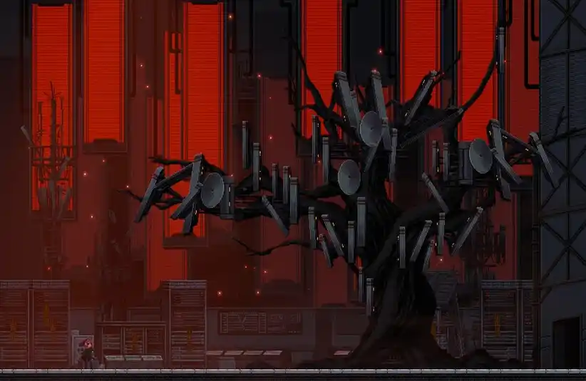 SANABIi: A Haunted Day creepy satellite tree