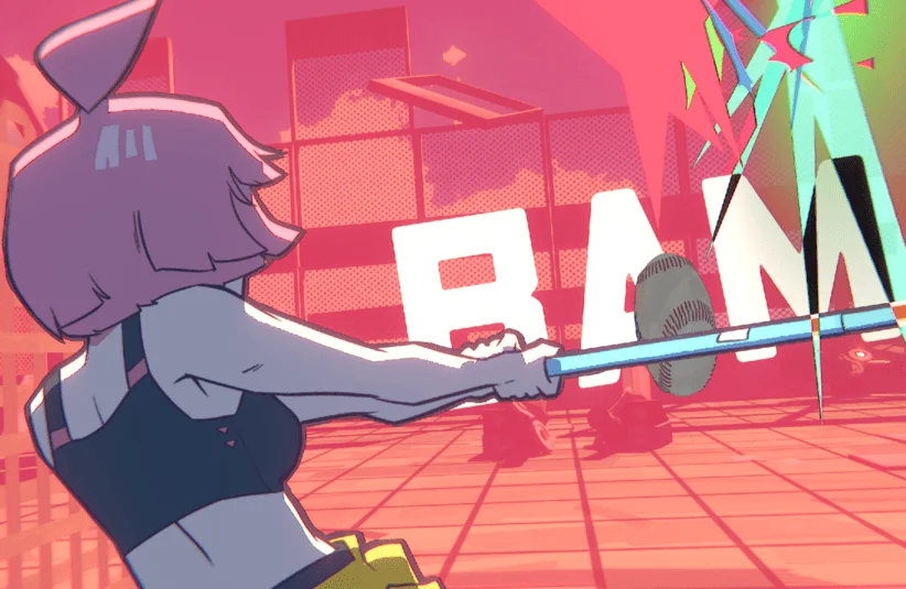 Unbeatable, 2D-3D mixed, anime-influenced game, music is illegal, play to rebel, action adventure, Beat hitting a baseball