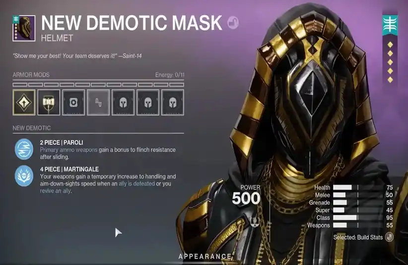 Demotic Set Destiny 2