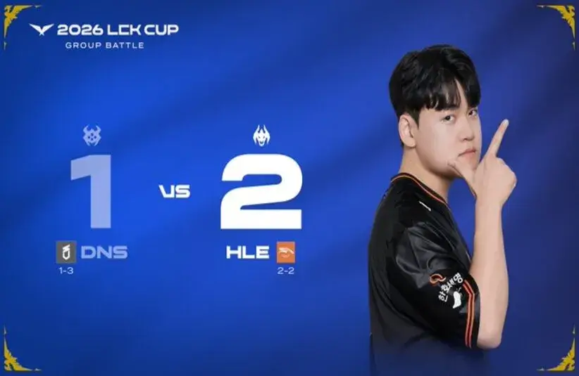 HLE beat DNS 2-1 in the LCK Cup