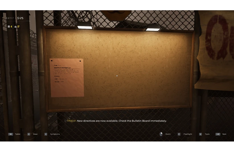 Bulletin Board from Quarantine Zone