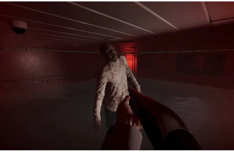 Senara: The Sacrament features cultists who worship an abyssal entity, shooting a cultist or monster with a shotgun