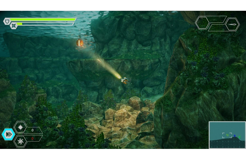 Sub-Species gameplay shooting deep-sea mines