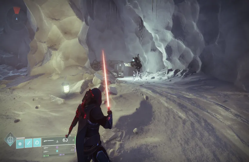 Image of Taken Knight in Destiny 2's Fire and Ice Mission for the Praxic Blade